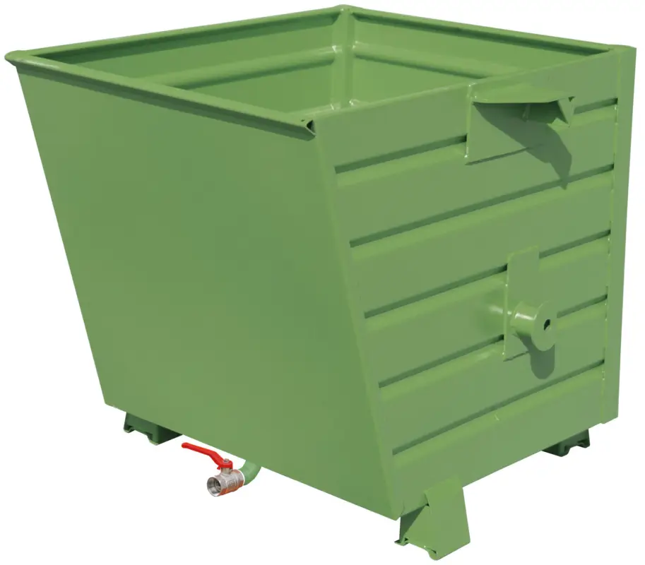Finale Aktion Bauer Späne-Stapelkippbehälter BSS-55 - RAL 6011