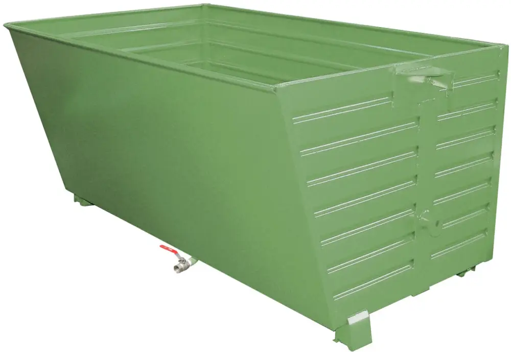 Bauer Späne-Stapelkippbehälter BSS-200 - RAL 6011 Neue Kollektion