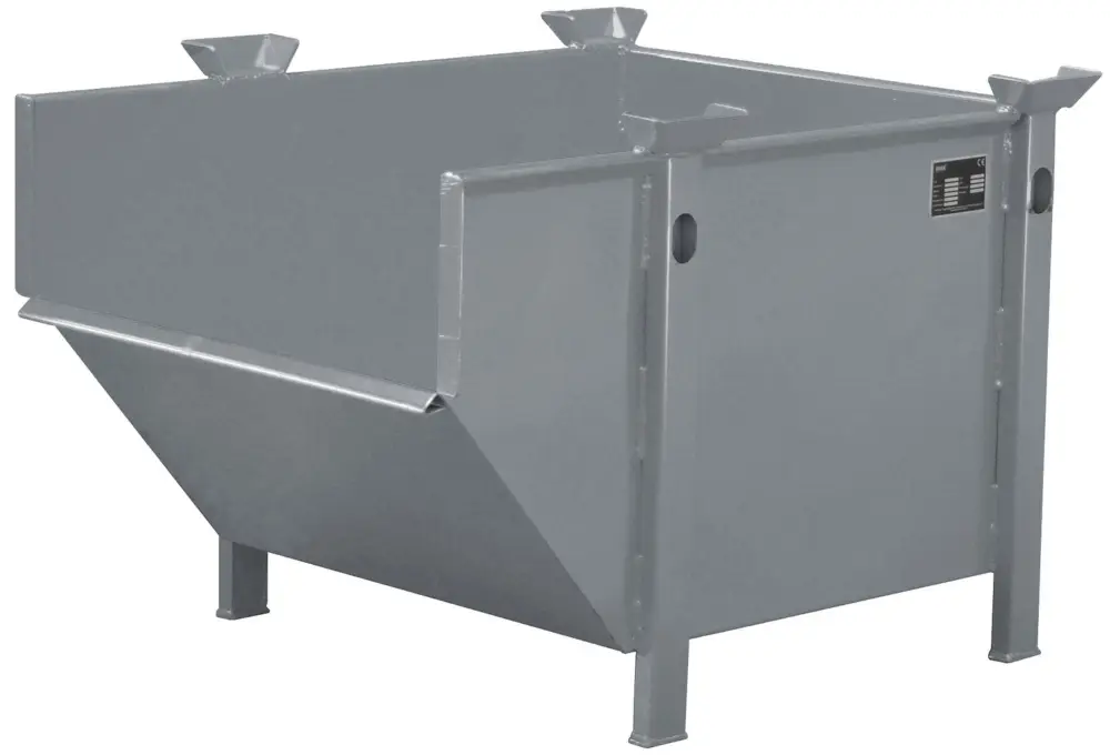 Bauer Baustoffbehälter BBM-500 - RAL 7005 Sichere Zahlung
