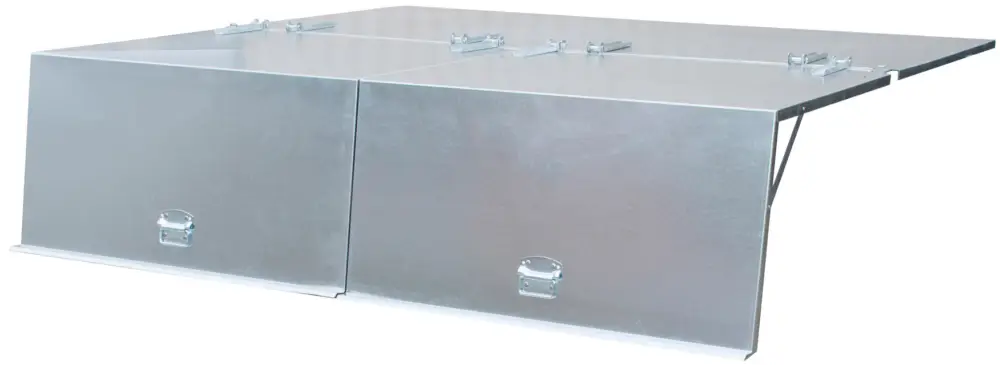 Bauer Deckel verzinkt Kippbehälter BKC 500 Begrenztes Angebot