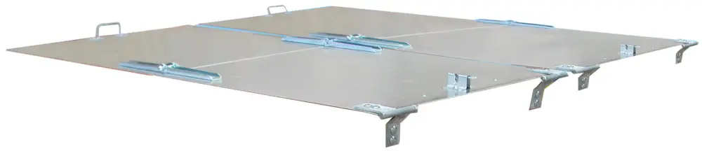 Saisonangebot Bauer Deckel verzinkt Kipptonne DUO