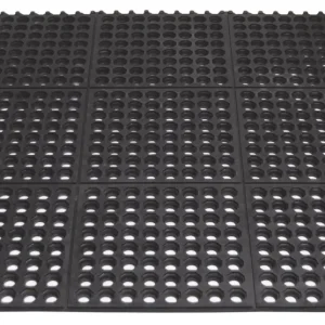 Neu Im Sortiment Miltex Arbeitsplatzmatte Yoga Octa Basic schwarz - 900 x 900 x 15 mm