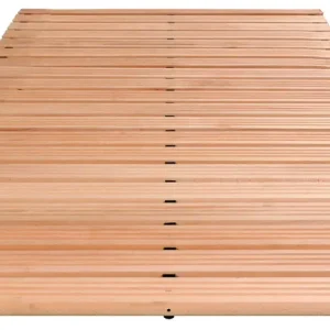 Nur Heute Miltex Arbeitsplatzmatte Yoga Holzrost Typ B natur - 1000 mm Breite je lfm