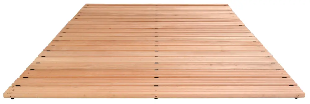 Miltex Arbeitsplatzmatte Yoga Holzrost Typ B natur - 1500 mm Breite je lfm Bestseller
