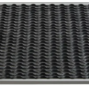 Echt Miltex Schmutzfangmatte Eazycare Wave schwarz - 985 x 585 x 22 mm