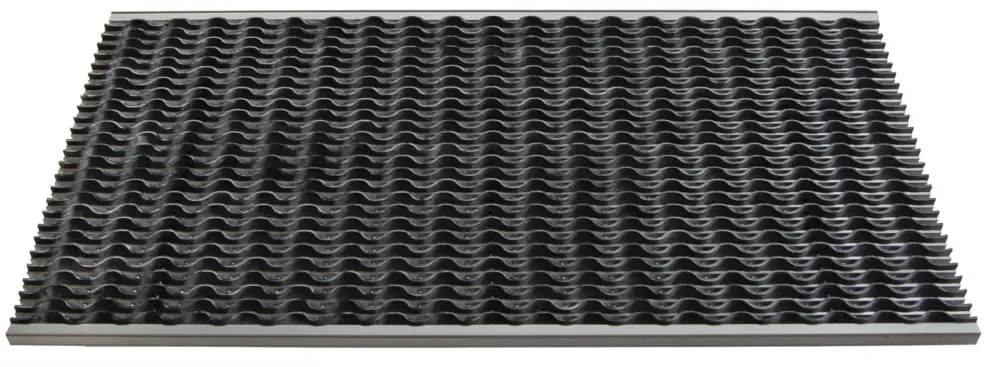 Echt Miltex Schmutzfangmatte Eazycare Wave schwarz - 985 x 585 x 22 mm
