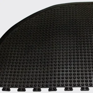 Miltex Arbeitsplatzmatte Yoga Dome Basic Eckelement schwarz - 900 x 900 x 13 mm Top-Seller