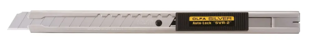 Preis Gesenkt OLFA Cuttermesser Stahlgriff SVR-2 - 9 mm - VE 6 Stück