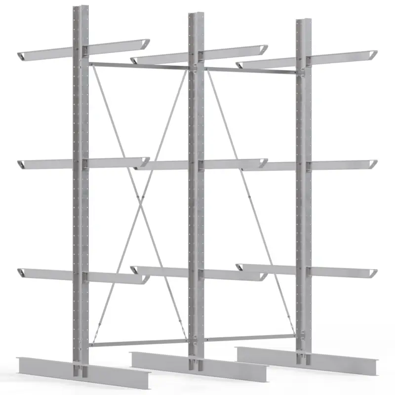 Regalwerk KARL HEAVY 1700 Kragarmregal doppelseitig Komplettset 4000 x 3000 x 2400 mm Wochenendangebot