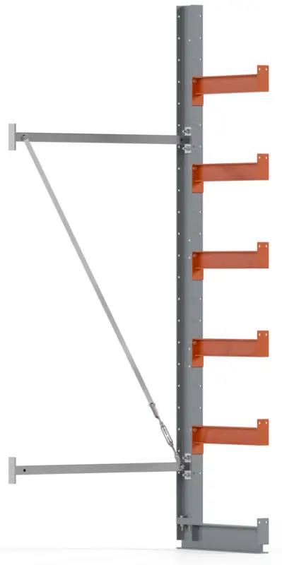 Regalwerk KARL BASIC 2100 Kragarmregal einseitig Anbaufeld 2500 x 1000 x 500 mm Neue Kollektion