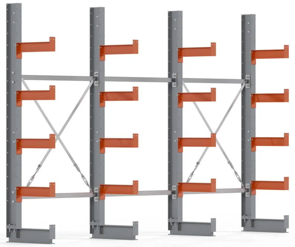 Regalwerk KARL BASIC 2600 Kragarmregal einseitig Komplettset 2000 x 3000 x 400 mm Günstig