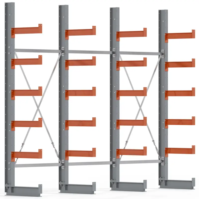 Top-Seller Regalwerk KARL BASIC 2100 Kragarmregal einseitig Komplettset 2500 x 3000 x 500 mm