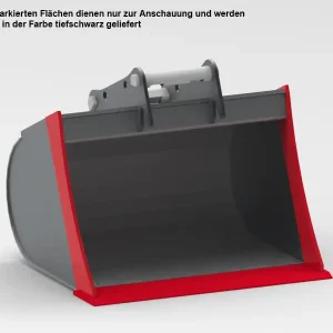 Geprüft Petry Tieflöffel ohne Zähne - BG4 SYM03 - 800 mm