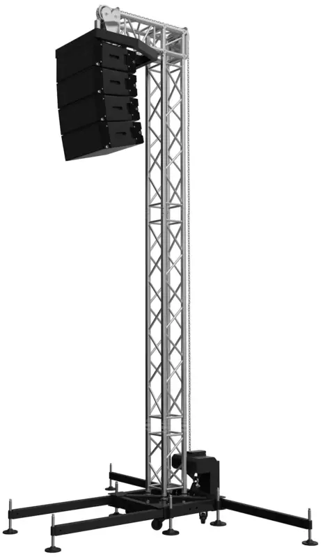 Direkt Vom Hersteller Global Truss F34 Smart PA Tower - 4,95 m