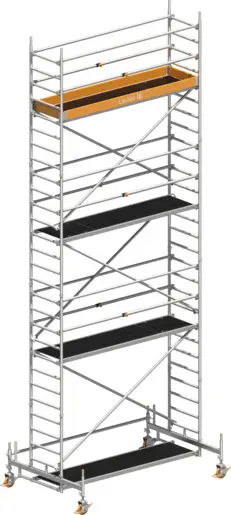 Fahrgerüst Layher Uni Standard P2 1411106 mit Telegeländer - Arbeitshöhe 8,35 m Neue Ware