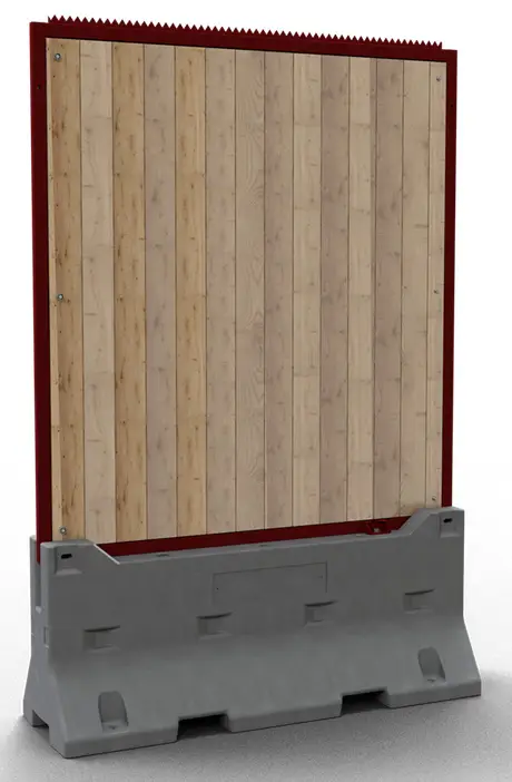 Sofort Bestellen Schake Hochsicherheitszaun-Set Typ Captus Holz - 2,20 x 3,20 m
