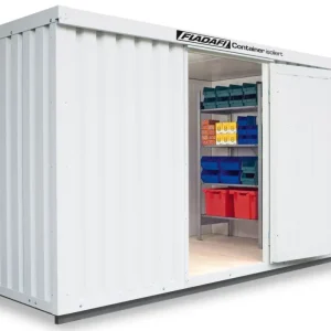 Begrenztes Angebot FLADAFI Thermocontainer 4050 x 2170 x 2465 mm mit isoliertem Boden - 1-flügelige und 2-flügelige Tür