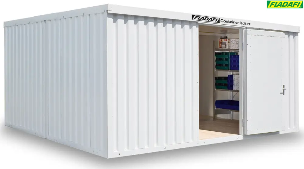 FLADAFI Thermocontainer Kombination 5080 x 4340 x 2405 mm mit Holzboden - 1-flügelige Tür auf 4 m Se Jetzt Kaufen