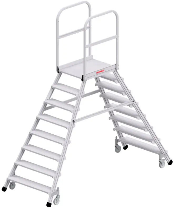 Hymer Podesttreppe fahrbar - 2x8 Stufen Bestseller