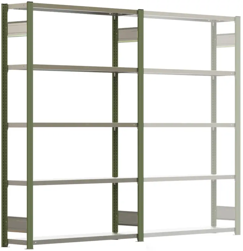 Garantierte Lieferung Regalwerk BERT Lagerregal 150 5 Grundfeld 2000 x 1285 x 300 mm - RAL 6011