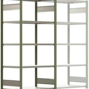 Top-Angebot Regalwerk BERT Lagerregal 150 6 Grundfeld 2500 x 1285 x 600 mm - RAL 6011
