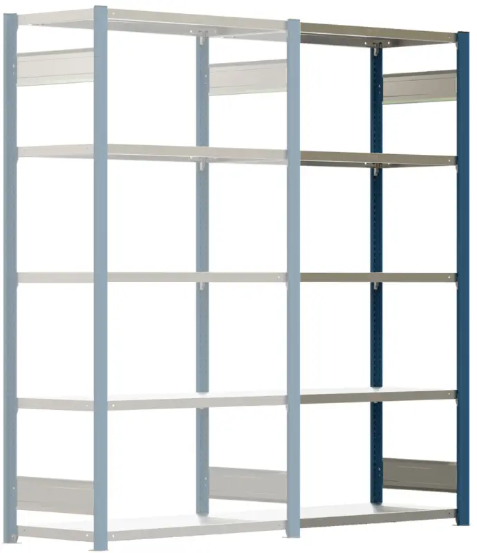 Solange Der Vorrat Reicht Regalwerk BERT Lagerregal 150 6 Anbaufeld 2500 x 1005 x 500 mm - RAL 5010