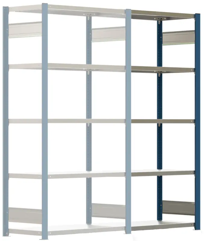 Schnäppchen Regalwerk BERT Lagerregal 250 6 Anbaufeld 2500 x 875 x 600 mm - RAL 5010