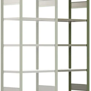 Abverkauf Regalwerk BERT Schwerlastregal 350 5 Anbaufeld 2000 x 875 x 500 mm - RAL 6011