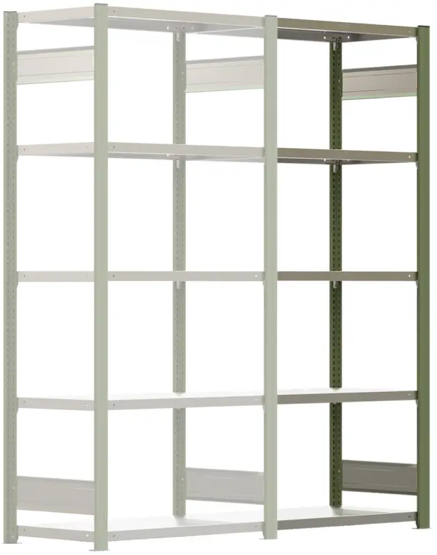 Neue Kollektion Regalwerk BERT Schwerlastregal 350 7 Anbaufeld 3000 x 875 x 500 mm - RAL 6011