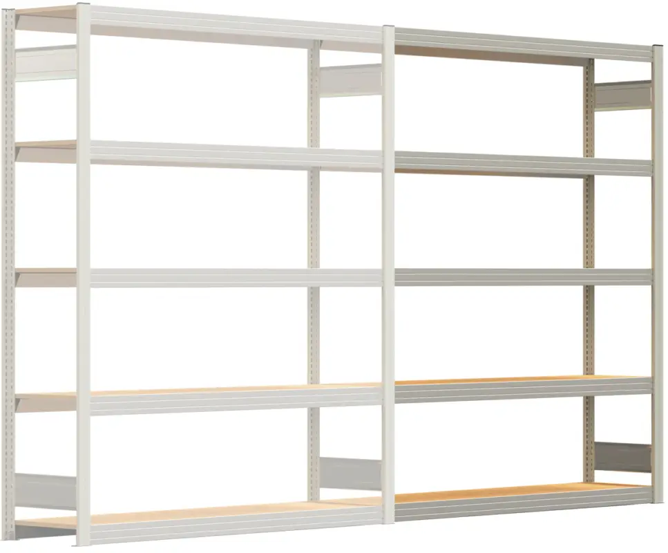 Online Kaufen Regalwerk BERT Großfachregal 250 5 Anbaufeld 2000 x 1695 x 400 mm - RAL 7035