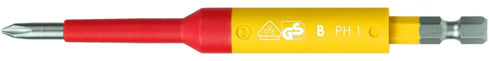 Felo VDE SAFETY Bit E 6,3 Phillips PH 1 x 125 Expressversand