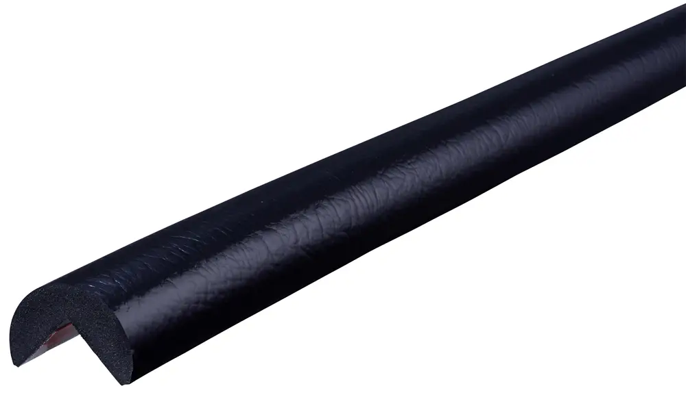 Bestseller Knuffi Eckschutzprofil Typ A Ø 40 mm schwarz PU - 1,00 m Standard