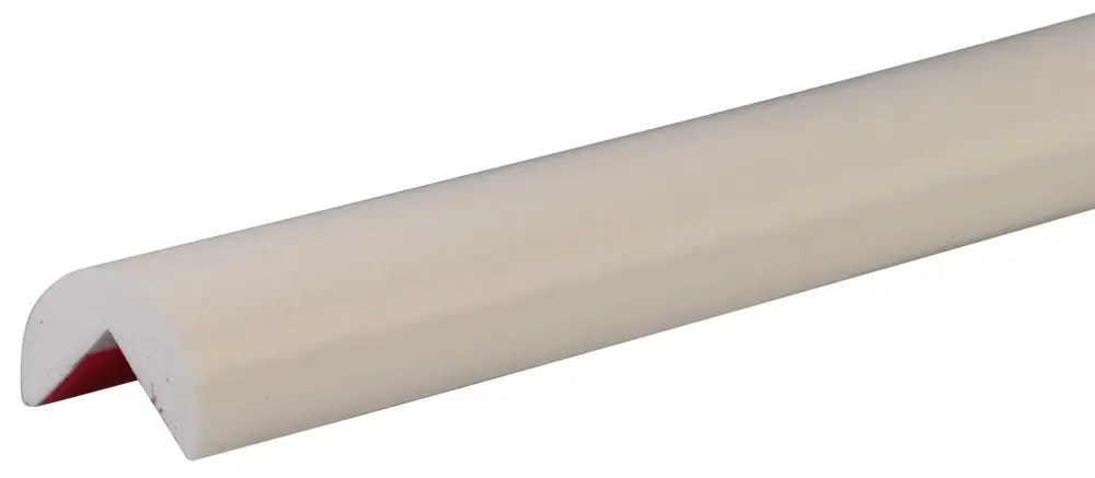 Knuffi Eckschutzprofil Typ A Ø 40 mm weiß PU - 1,00 m Standard Finale Aktion