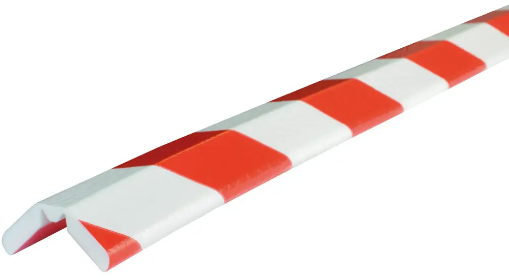 Knuffi Eckschutzprofil Typ W 14 x 26 mm rot weiß PU - 5,00 m Standard Meistverkauft