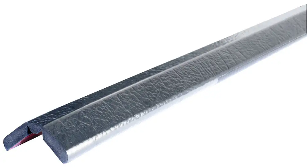Top-Preis Knuffi Eckschutzprofil Typ W 14 x 26 mm silber PU - 5,00 m Standard