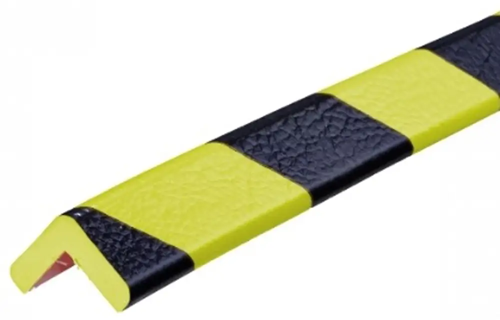 Knuffi Eckschutzprofil Typ E 26 x 26 mm neon schwarz PU - 1,00 m Standard Geprüft