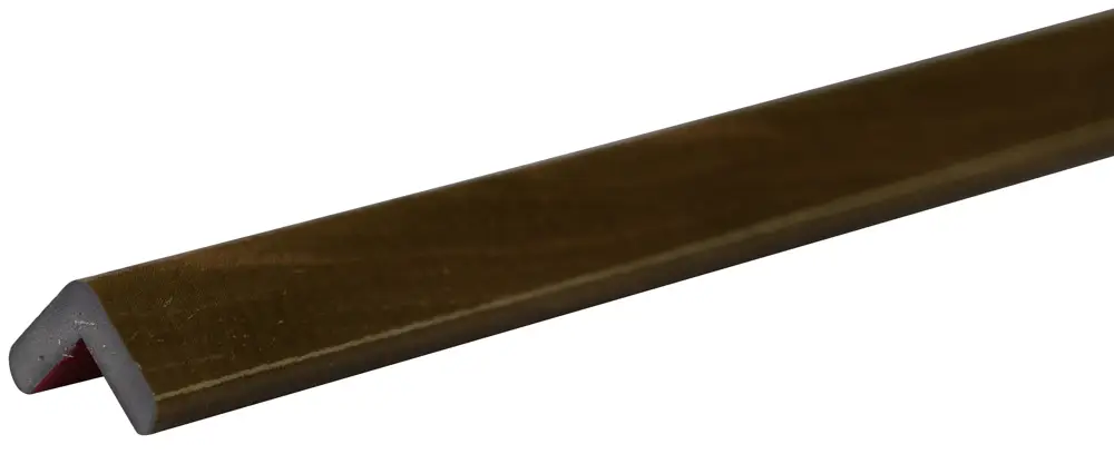 Knuffi Eckschutzprofil Typ E 26 x 26 mm Holz khaki PU - 5,00 m Standard Schneller Versand