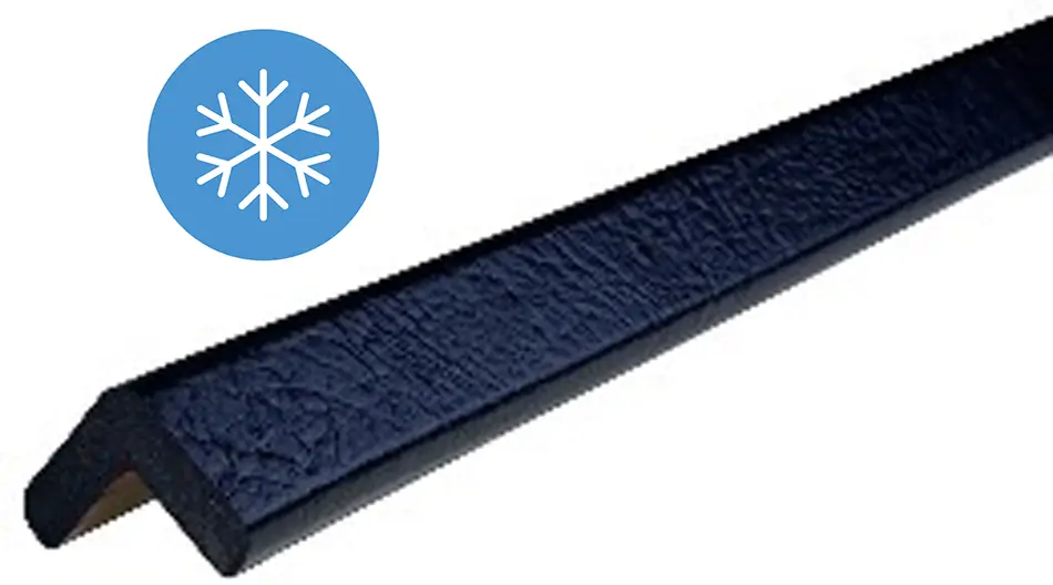 Knuffi Eckschutzprofil Typ E 26 x 26 mm schwarz PU - 1,00 m Frost Markenprodukt