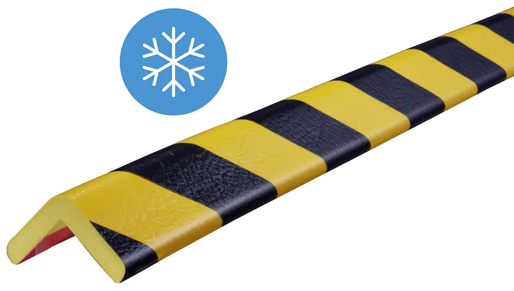 Knuffi Eckschutzprofil Typ H 45 x 45 mm gelb schwarz PU - 1,00 m Frost Mega-Angebot