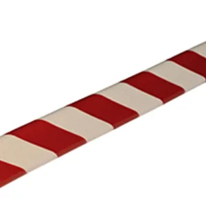 Versand Am Gleichen Tag Knuffi Eckschutzprofil Typ H 45 x 45 mm rot weiß PU - 5,00 m Standard