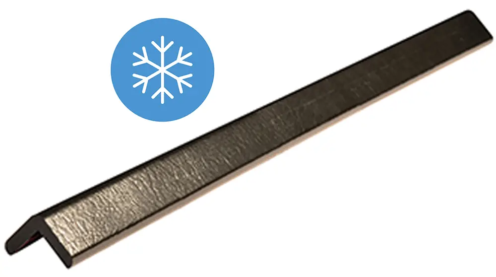 Nur Für Kurze Zeit Knuffi Eckschutzprofil Typ H 45 x 45 mm schwarz PU - 1,00 m Frost