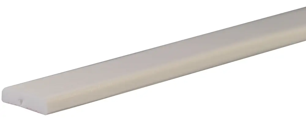 Sichere Zahlung Knuffi Wandschutz Profil Typ F 40 x 11 mm weiß PU - 50,00 m Standard