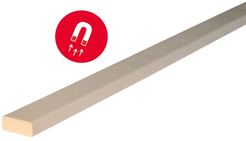 Solange Der Vorrat Reicht Knuffi Wandschutz Profil Typ D 50 x 20 mm weiß PU - 1,00 m Magnetic