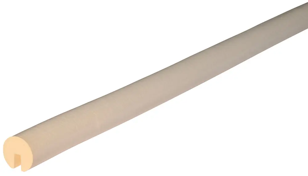 Wochenendangebot Knuffi Kantenschutzprofil Typ B Ø 40 mm weiß PU - 1,00 m Standard