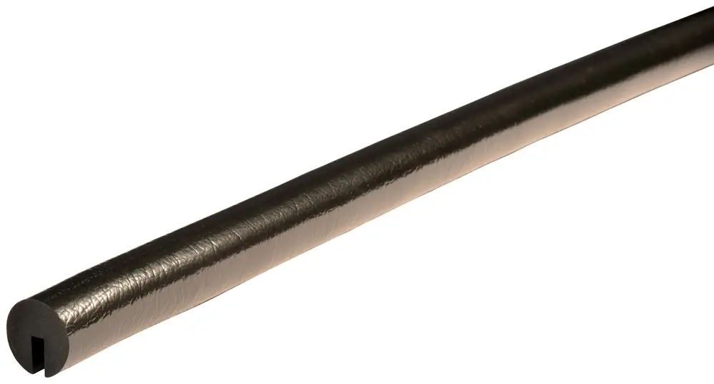 Knuffi Kantenschutzprofil Typ B+ Ø 50 mm schwarz PU - 1,00 m Standard Angebot