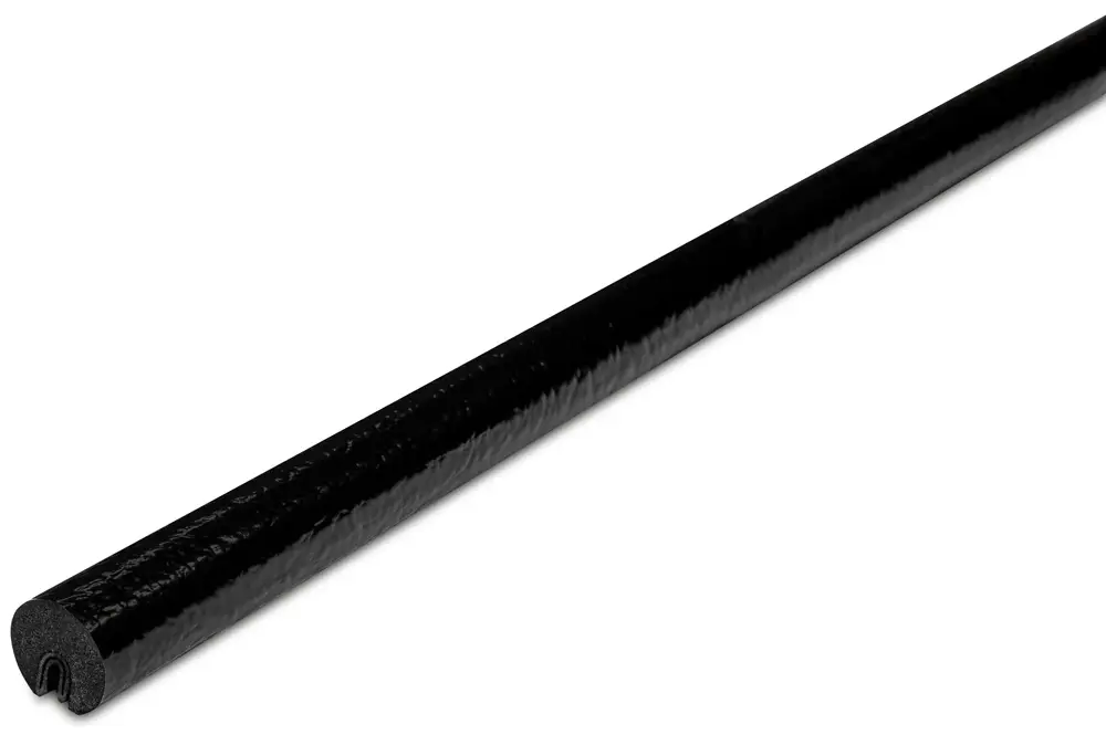 Finale Aktion Knuffi Kantenschutzprofil Typ O Ø 20 mm schwarz PU - 1,00 m Standard