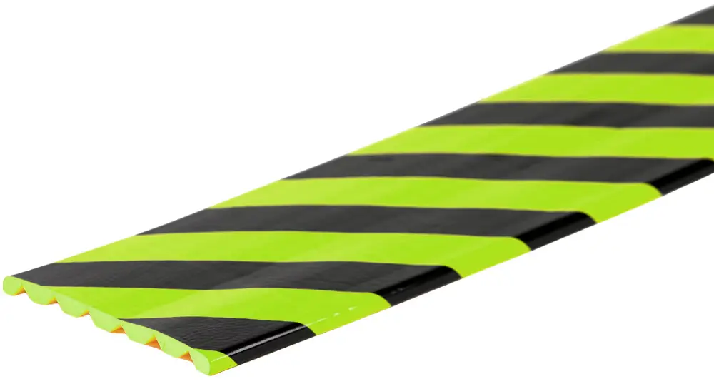 Begrenztes Angebot Knuffi Schutzprofil Typ U 150 x 10 mm neon schwarz PU - 1,00 m Standard