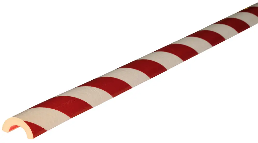 Knuffi Rohrschutz Profil Typ R30 Ø 30 mm rot weiß PU - 1,00 m Standard Beliebt