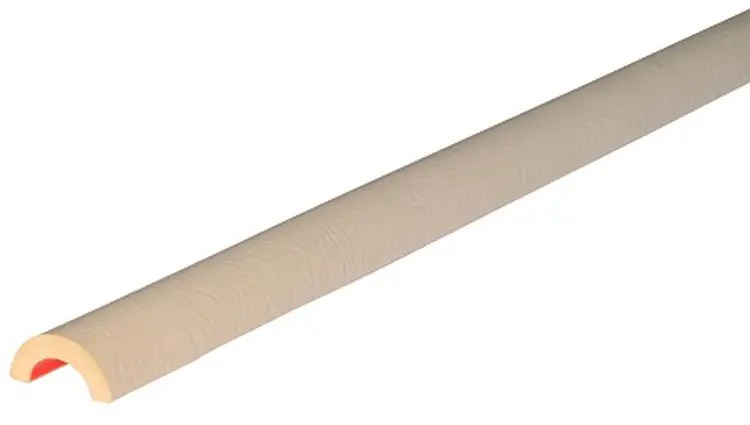 Knuffi Rohrschutz Profil Typ R30 Ø 30 mm weiß PU - 1,00 m Standard Kracherpreis