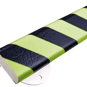 Heißes Angebot Knuffi Schutzprofil Kit Typ H+ 60 x 60 mm neon schwarz PU - 0,50 m